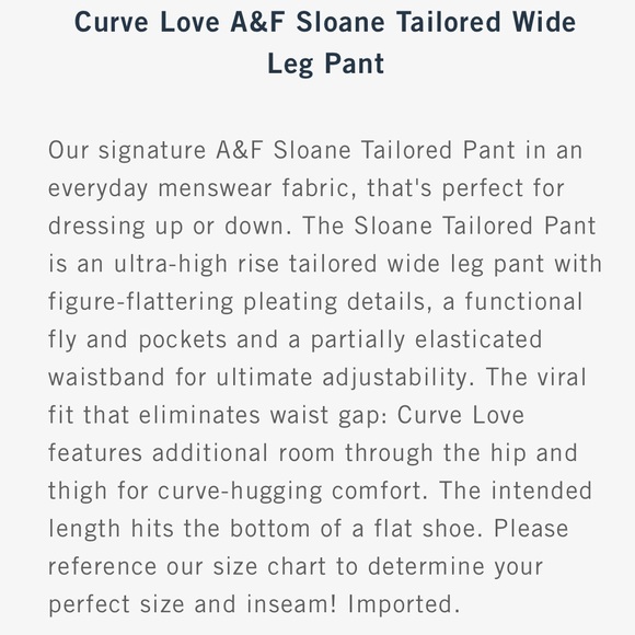 Abercrombie Curve Love Sloan Pants - Picture 8 of 12